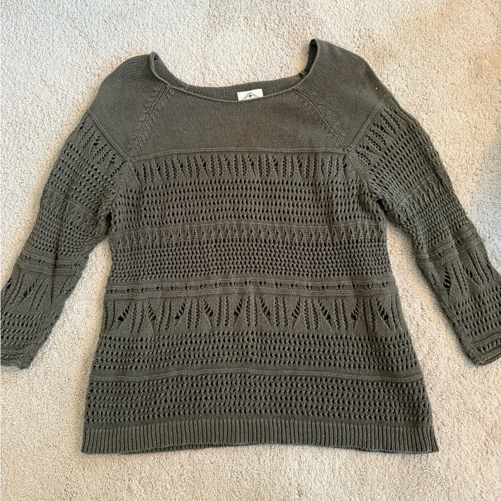Women's Olive Sweater